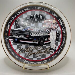 Dale Earnhardt #3 Goodwrench 5 Time 8.5” Collectible Plate, Rare 5 Time Plate